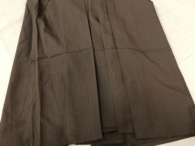 平和屋着物○男性 馬乗り袴 縞 正絹 逸品 AABF0617fy - メルカリ