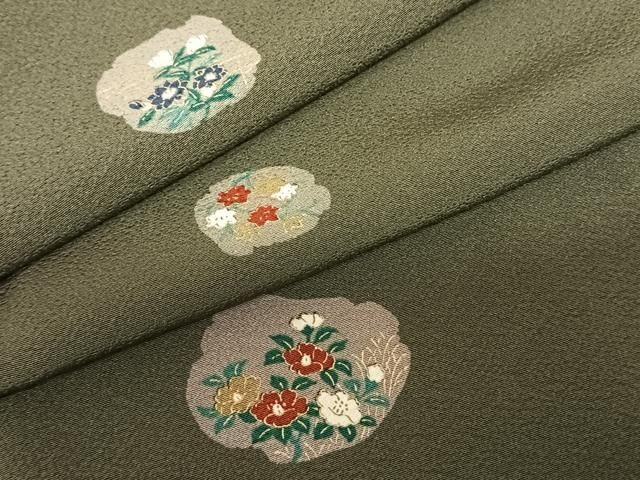 平和屋着物○上質な小紋 草花文 金彩 正絹 逸品 AABF0623fy - メルカリ