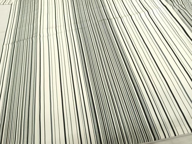 平和屋着物●上質な小紋　縞　ロング丈　正絹　逸品　AABF0626fy 平和屋着物○上質な小紋 縞 ロング丈 正絹 逸品 AABF0626fy 【公式通販】