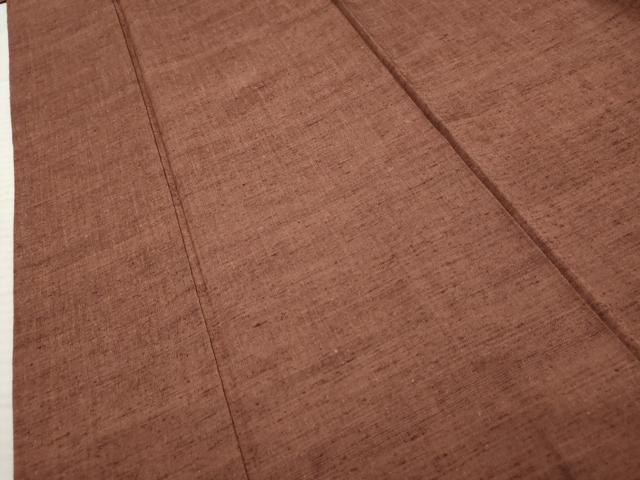 平和屋着物○上質な紬 色無地 鳶色 正絹 逸品 AABF4262cs - メルカリ