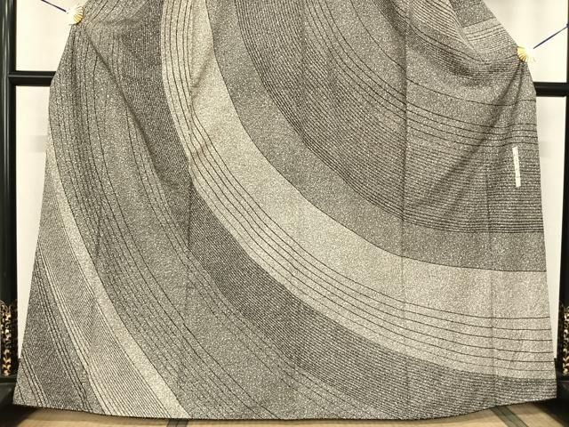 平和屋着物○二代目 川村久太郎 訪問着 流線文 正絹 逸品 AABF0632fy