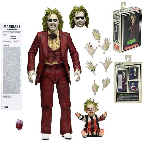 ビートルジュース 7インチ アクションフィギュア WEDDING TUXEDO NECA アメリカン雑貨