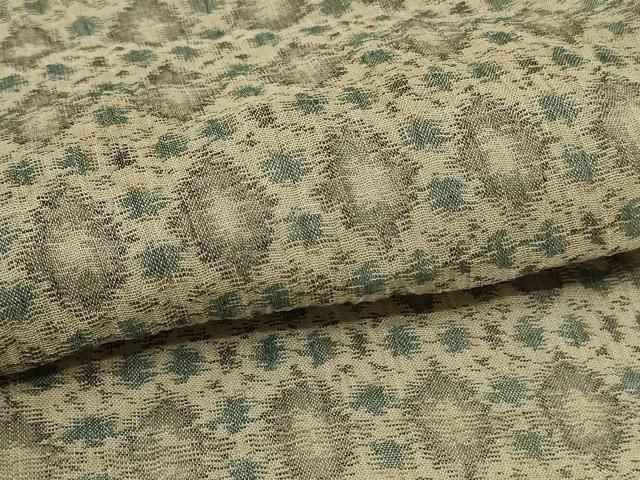 平和屋着物＊夏物 小千谷ちぢみ 幾何学文様 麻 逸品 AABF2815jd - メルカリ