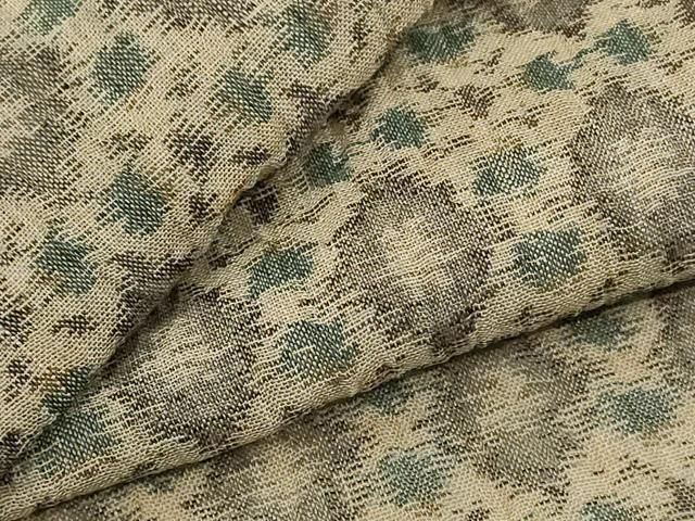 平和屋着物＊夏物 小千谷ちぢみ 幾何学文様 麻 逸品 AABF2815jd - メルカリ