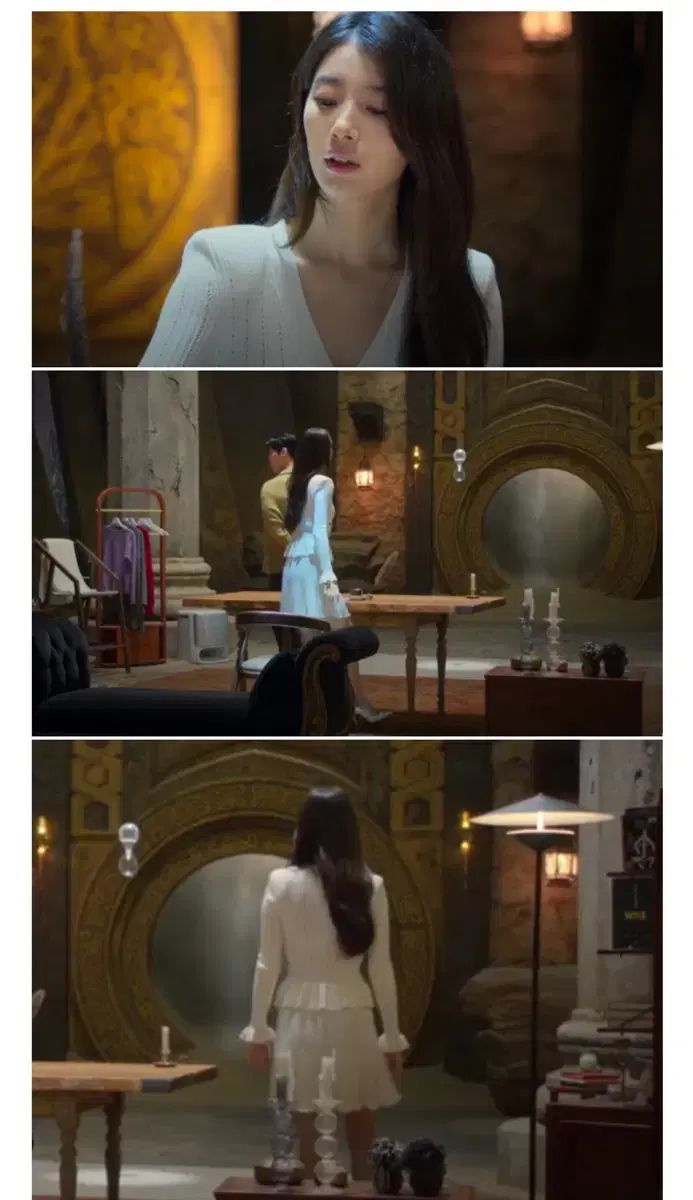  SELF PORTRAIT セルフ ポートレイト SUJI ONE PIECE 長袖 七分袖 ひざ丈ワンピース