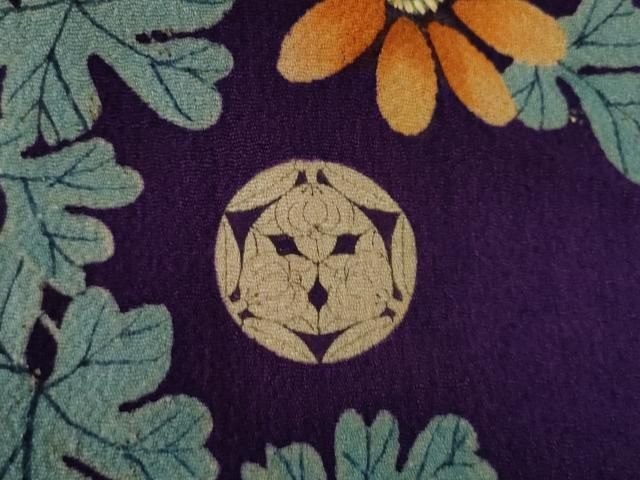 平和屋本店○アンティーク 大正ロマン 振袖 中国三大刺繍 相良刺繍