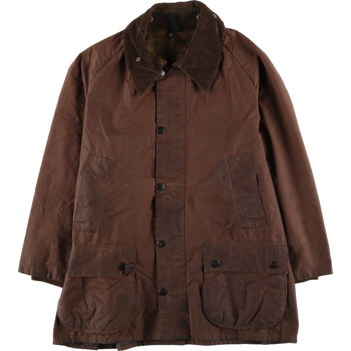古着 90年代 バブアー Barbour BEDALE ビデイル 旧3ワラント ワックスコットン オイルドジャケット 英国製 C 40 メンズM相当|eaa 604986