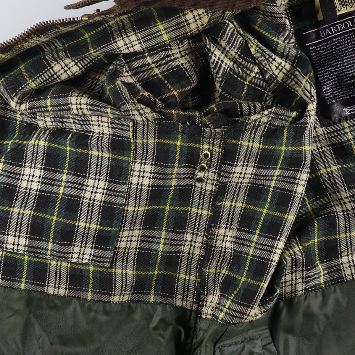 古着 90年代 バブアー Barbour BEDALE ビデイル 旧3ワラント ワックス