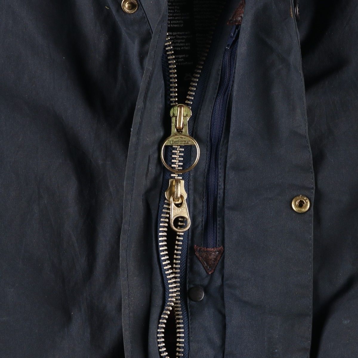 メンテ済 Barbour バブアー ボーダー 90s 42 ネイビー リワックス メンテ済 Barbour バブアー ボーダー 90s 42 ネイビー リワックス Mint