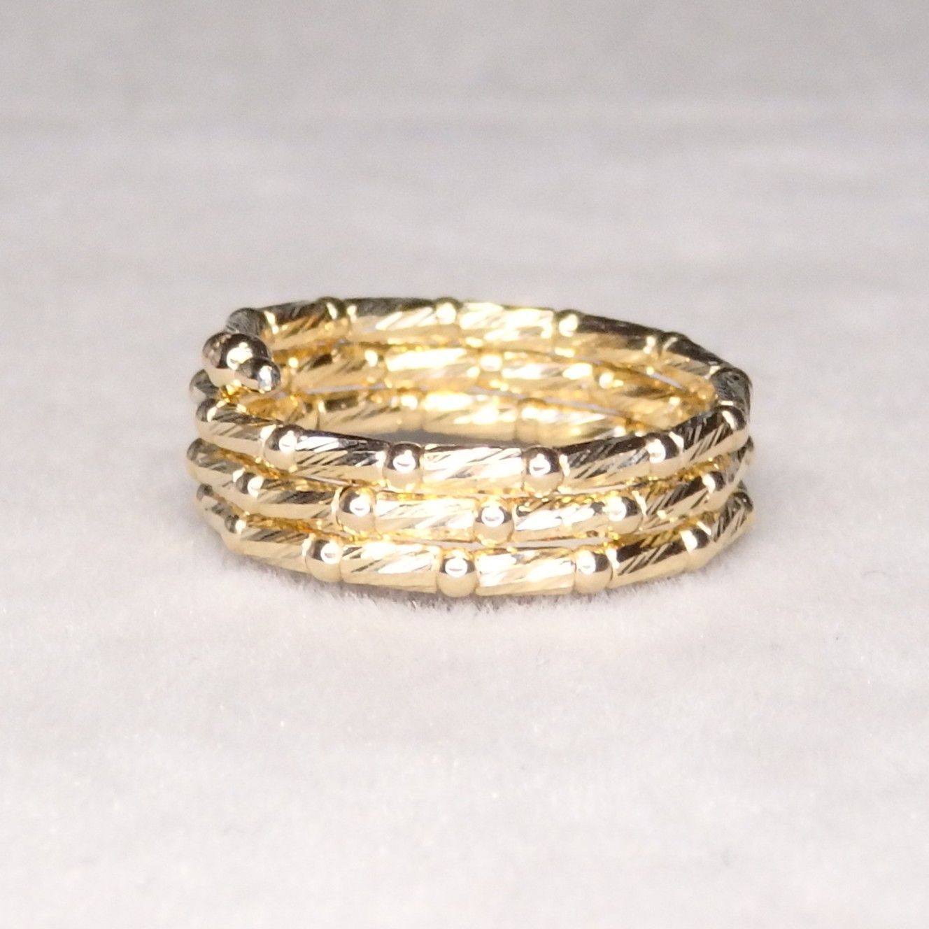 形状記憶リング 1連 Z5724 ゴールドK18 地金 指輪 フリーサイズ 形状記憶リング 1連 Z5724 ゴールドK18 地金 指輪 フリーサイズ 形状