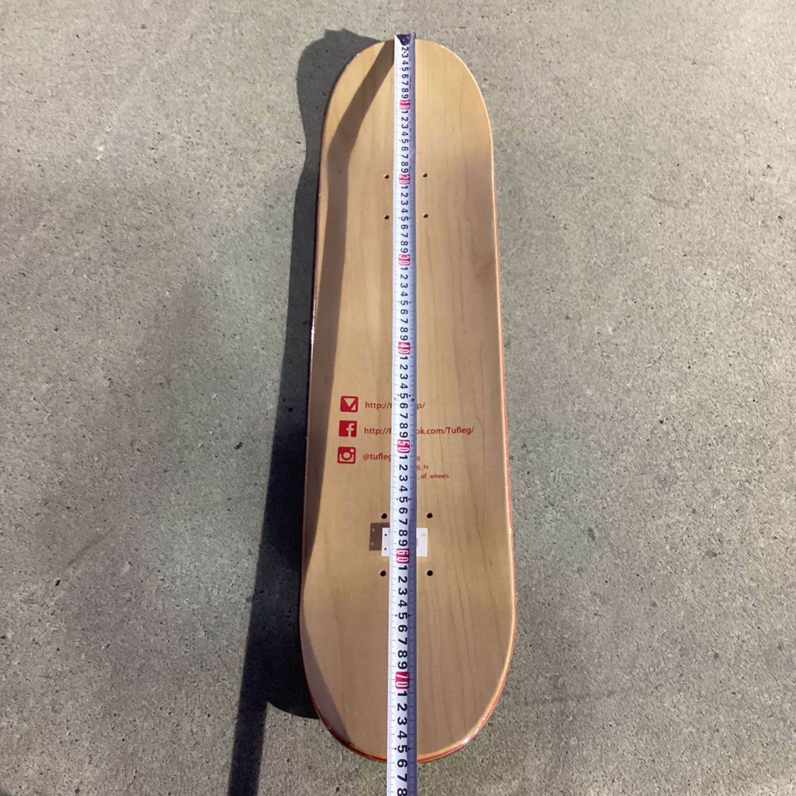 スケートボード デッキ TUFLEG タフレグ 7.4 TUFLEG 10th スケート