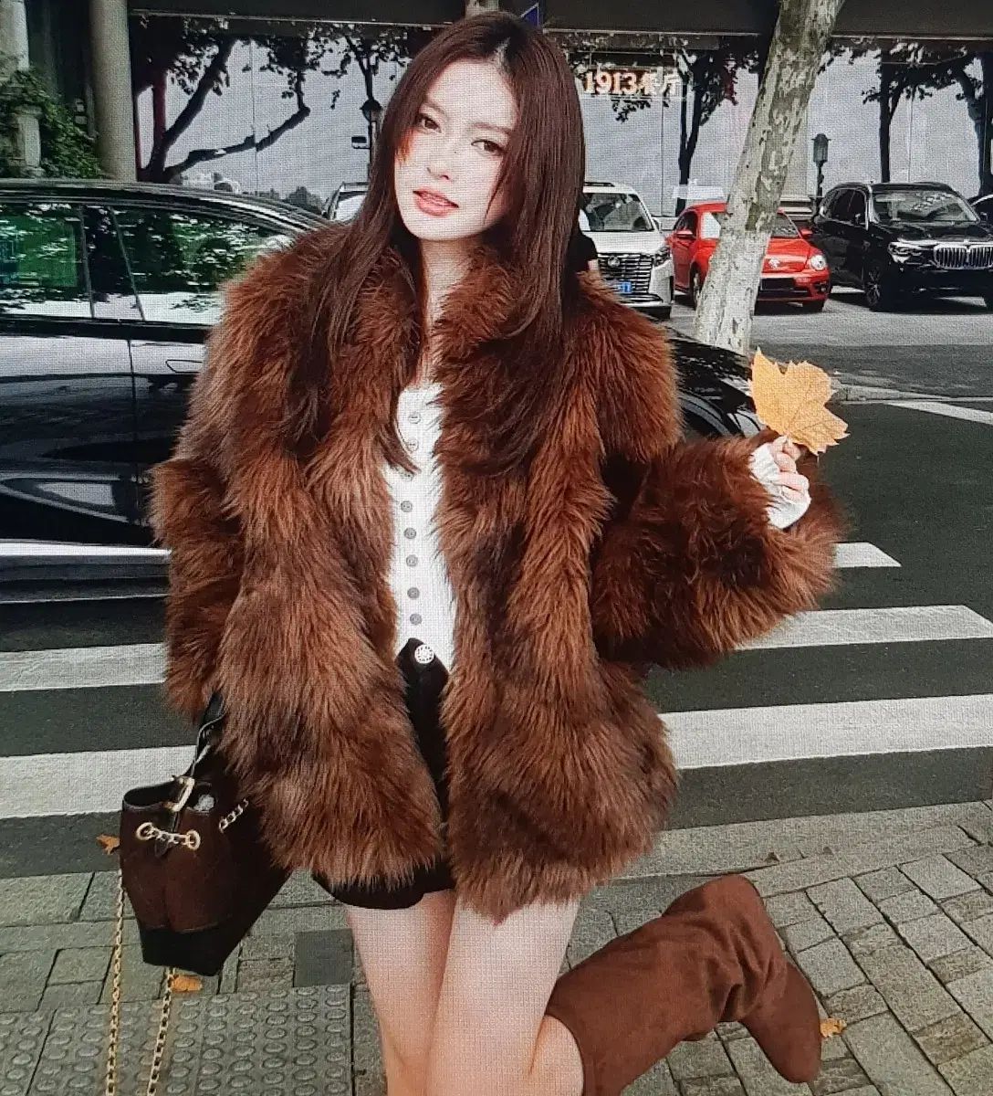 海外配送 ファー ジャケット コート 5カラー