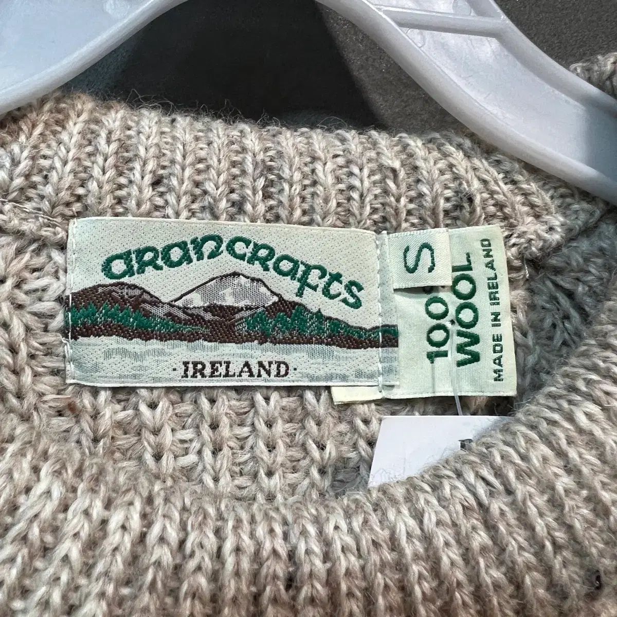 S アラン クラフト Aran Crafts ヴィンテージ ウール ニット セーター Tシャツ ニット セーター 