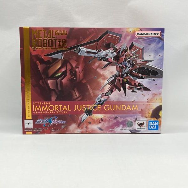バンダイ METAL ROBOT魂 イモータルジャスティスガンダム 開封品 機動戦士ガンダムSEED DOM 97