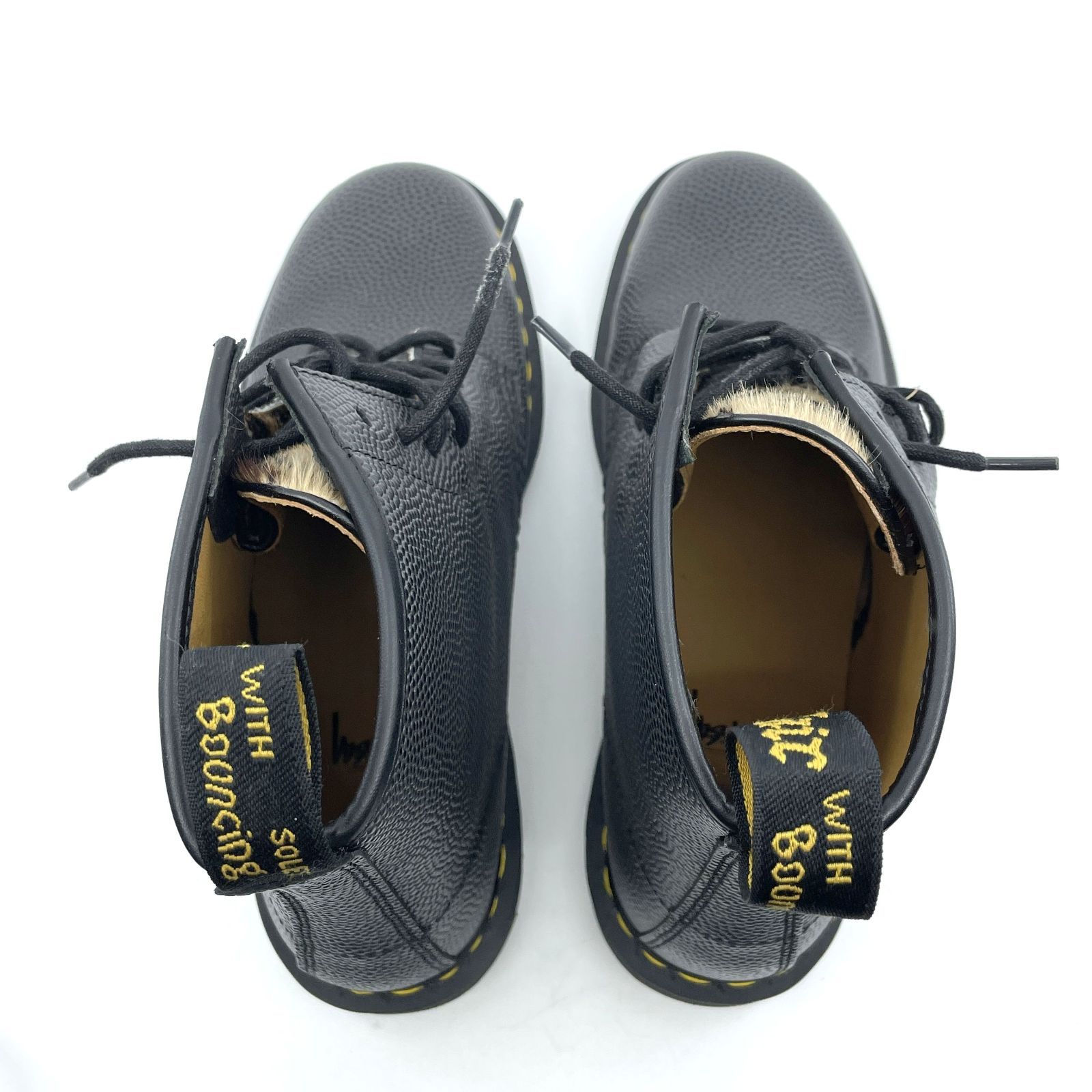  ♥保管品 STUSSY × Dr.Martens ステューシー ドクターマーチン 1460 8アイ ブラック|レオパード コラボ 8 EYE BOOT Black|Leopardo 8ホールブーツ BOOTS Shoes 靴 US 9 27㎝相当 ワークブーツ ブーツ 革靴