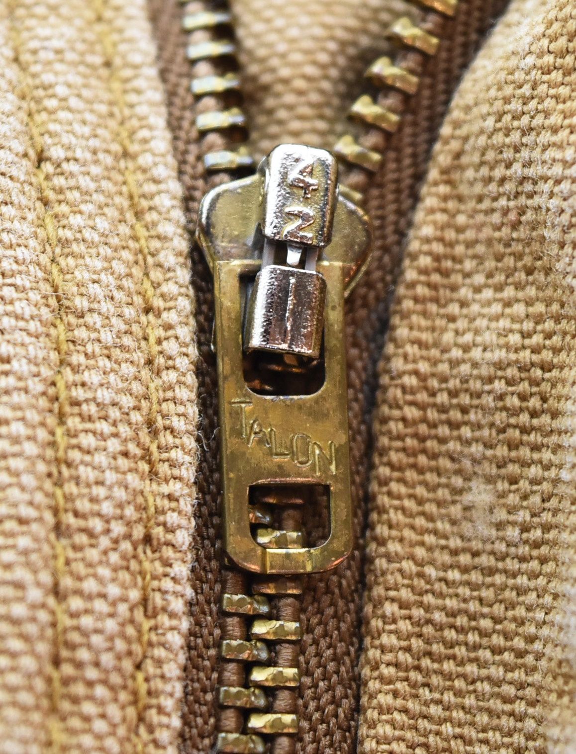 【70s】oshkosh ホワイトペインター　タロンジップ　usa製 70s】oshkosh ホワイトペインター タロンジップ usa製 70s OshKosh