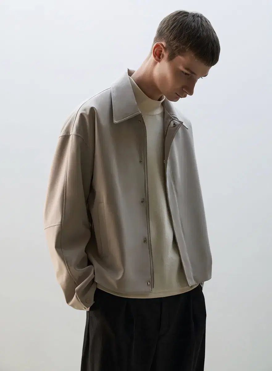 アルバン 2 WAYスナップブルゾン_アイボリー M クアー|ファブレガ|インテンポムード|ベルリエ