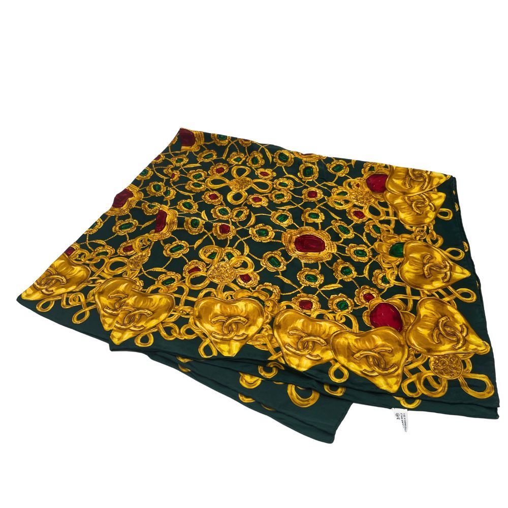 玉津店 中古】CHANEL（シャネル）スカーフ シルク100％ 管理番号