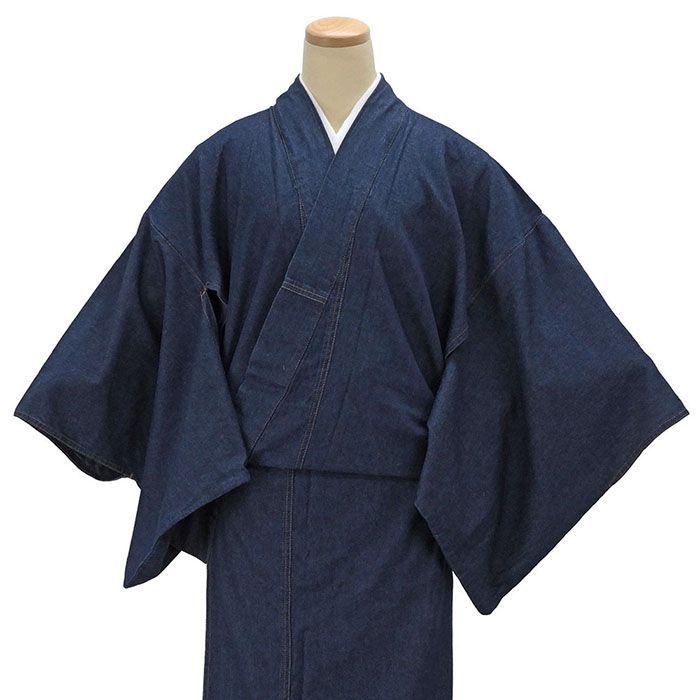 デニム着物 洗える着物