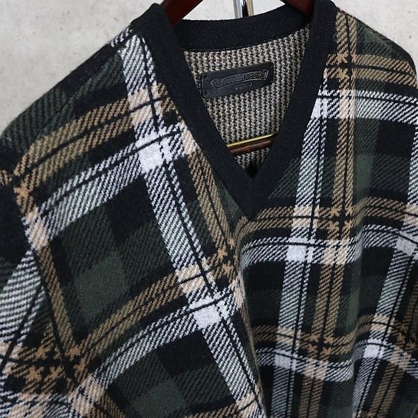 CHROME HEARTS 銀座店 クロムハーツ 新品 BIG CITY チェック柄 Vネック
