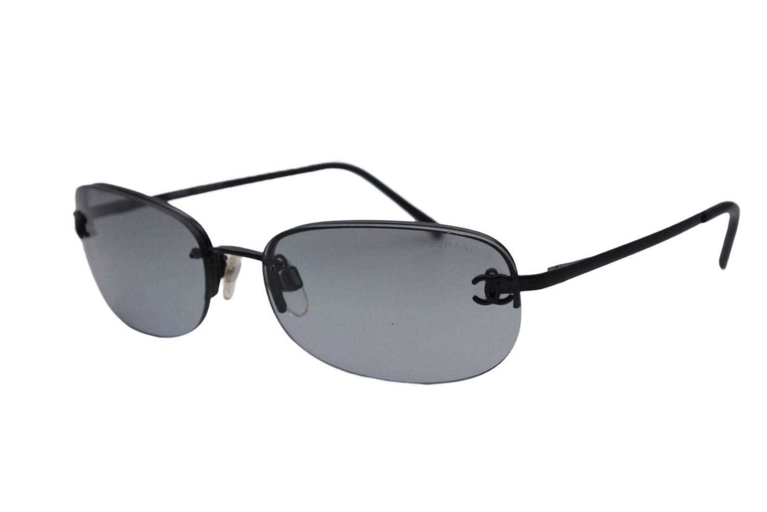 CHANEL シャネル ココマーク ロゴ サングラス ブラック 4099 55□16 130 プラスチック ブラック金具 4 b 011216