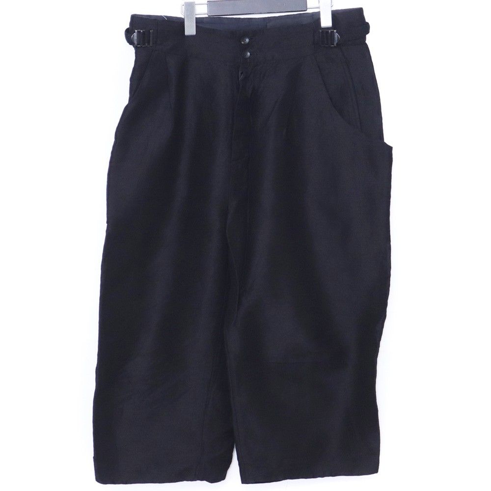 THE VIRIDI-ANNE ショート丈バギーパンツ サイズ2 ブラック VI-2754-04