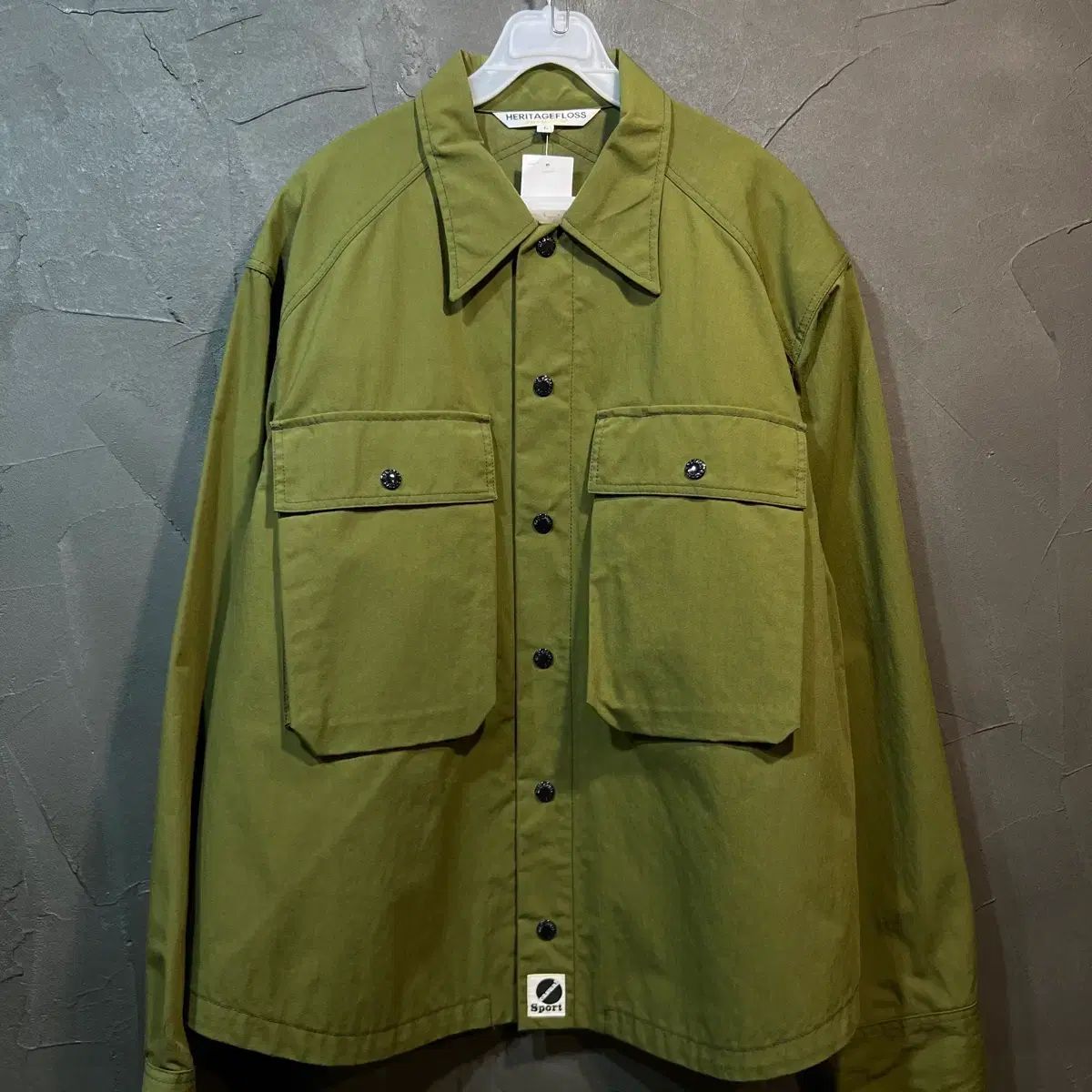 L ヘリテイジフロース HERTAGE FLOSS カーキ シャツ ジャケット