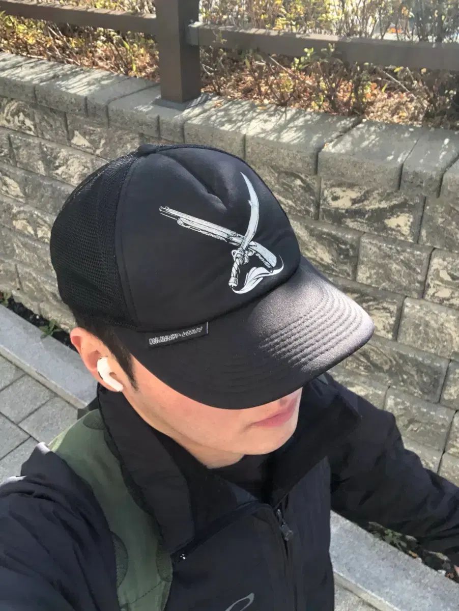 STUSSY X NEIGHBORHOOD ブラック ベースボールキャップ