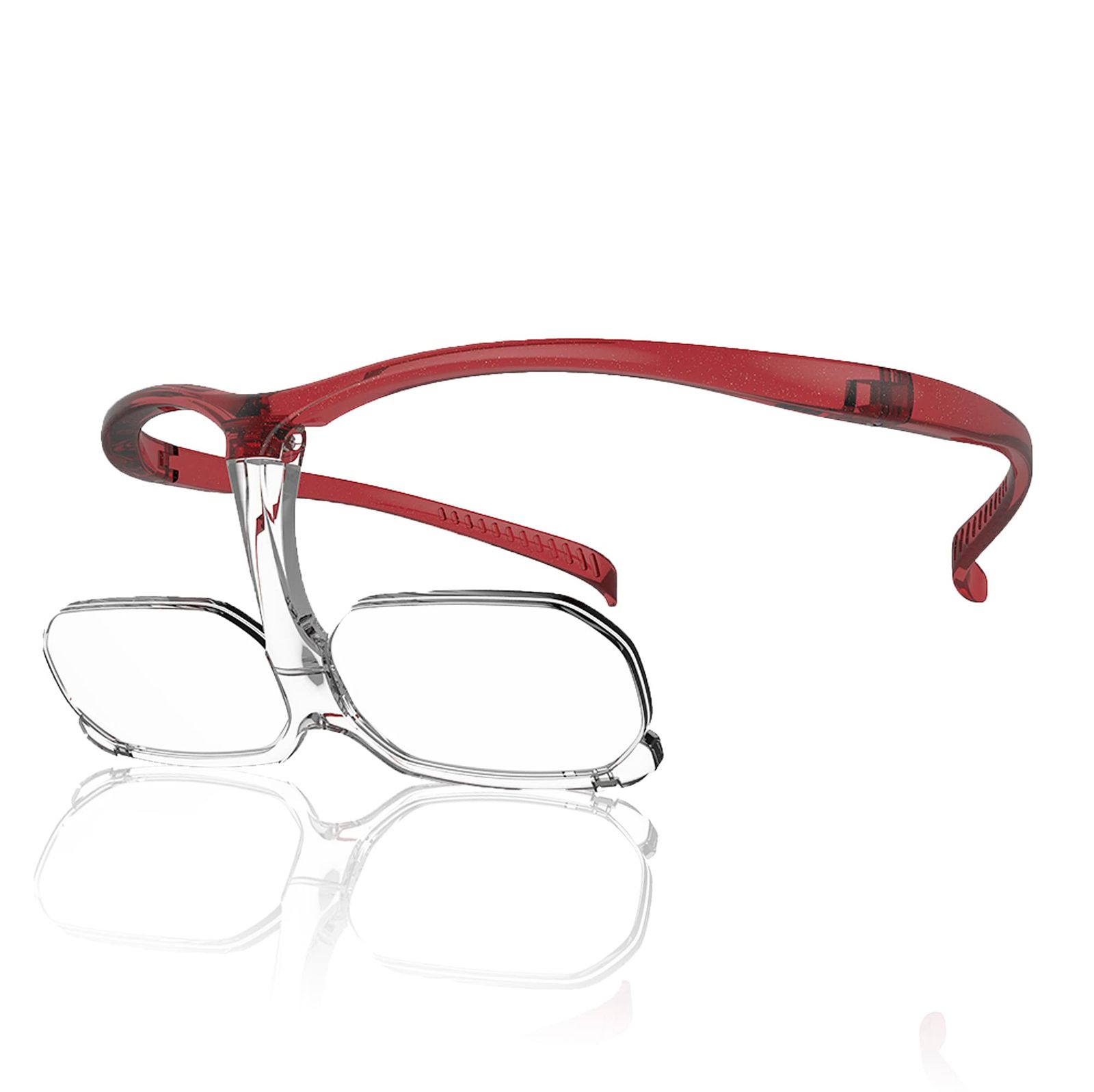 ダブルルーペ 拡大率1.62倍 遠くも近くも見える 拡大鏡 メガネ型 ルーペ シャルマン CW 20 45 RE