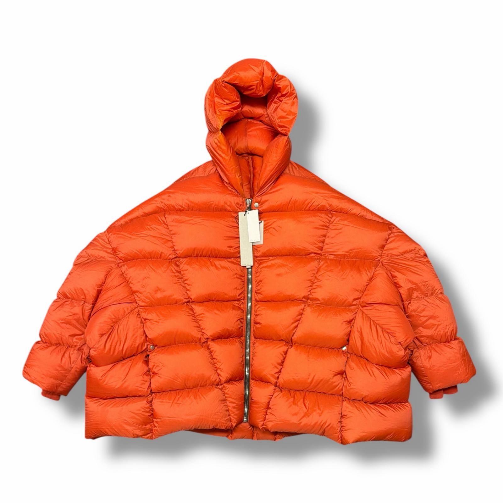 Rick Owens 22 AW Duvet jumbo peter ナイロン ダウンジャケット リックオウエンス オレンジ 50 6354 M