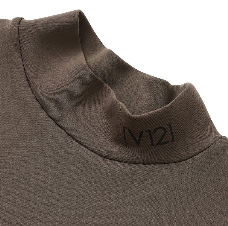 V12 ヴィトゥエルブ メンズ DOT RIB L/S MOCK - メルカリ