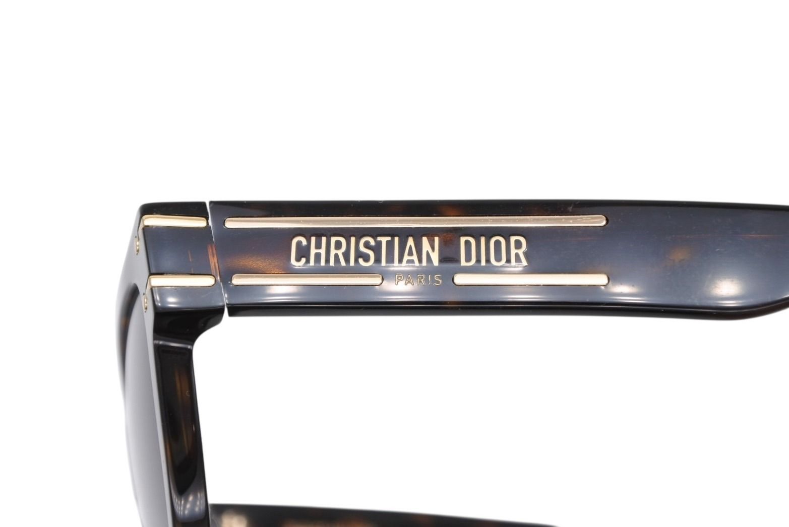 DIOR クリスチャンディオール Signature S 6 U サングラス ブラウン ブルーレンズ ゴールド金具 4 b 011287 ボトムス ブルゾン
