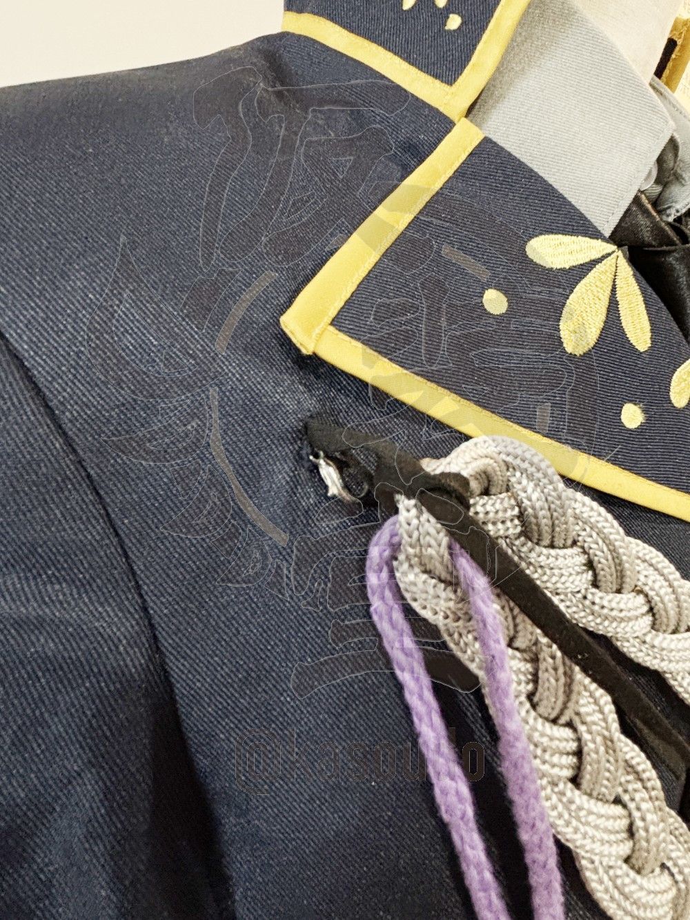 【注意事項有】刀剣乱舞一期一振コスプレ衣装コストモ製Lサイズセット済ウィッグ付き 注意事項有】刀剣乱舞一期一振コスプレ衣装コストモ製Lサイズセット