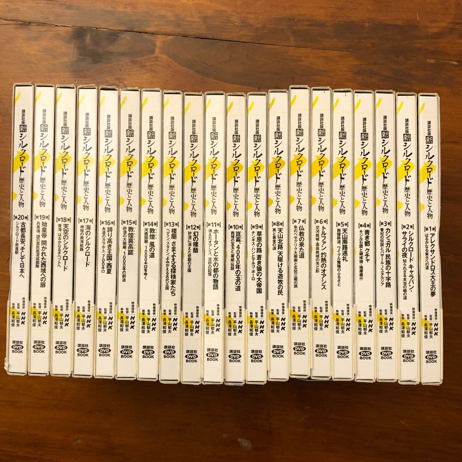 新シルクロード 歴史と人物 全20冊 DVDブック 講談社 ☆中央アジア