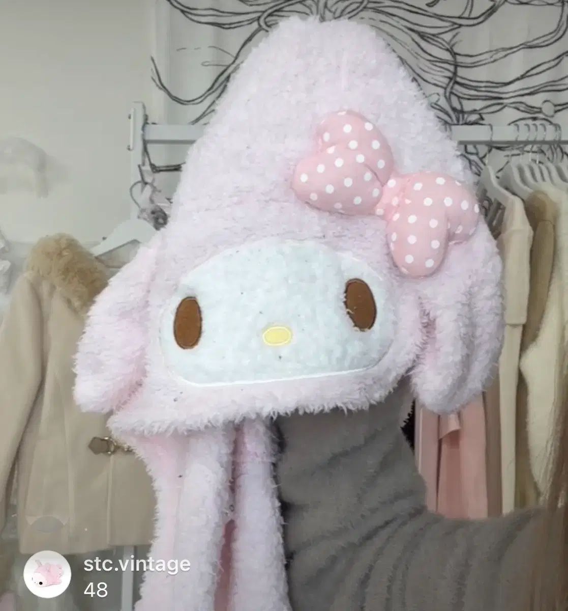 STCヴィンテージ クラシック My Melody マイメロディ クラバ ピンターレスト