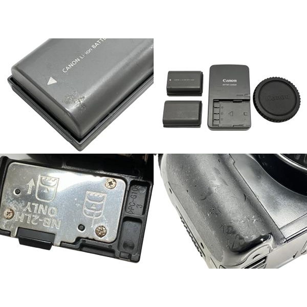 Canon EOS KISS Digital X 一眼レフ カメラボディ バッテリー2点付き