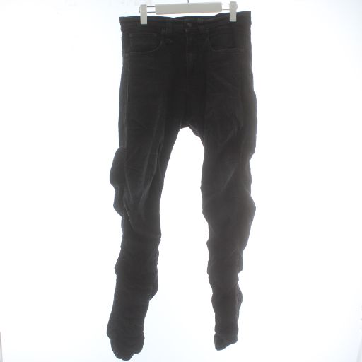 アールサーティーン R 13 Skywalker Skinny デニムパンツ ジーンズ スキニー シャーリング ジップフライ 30 黒 ブラック |XZ GY 57