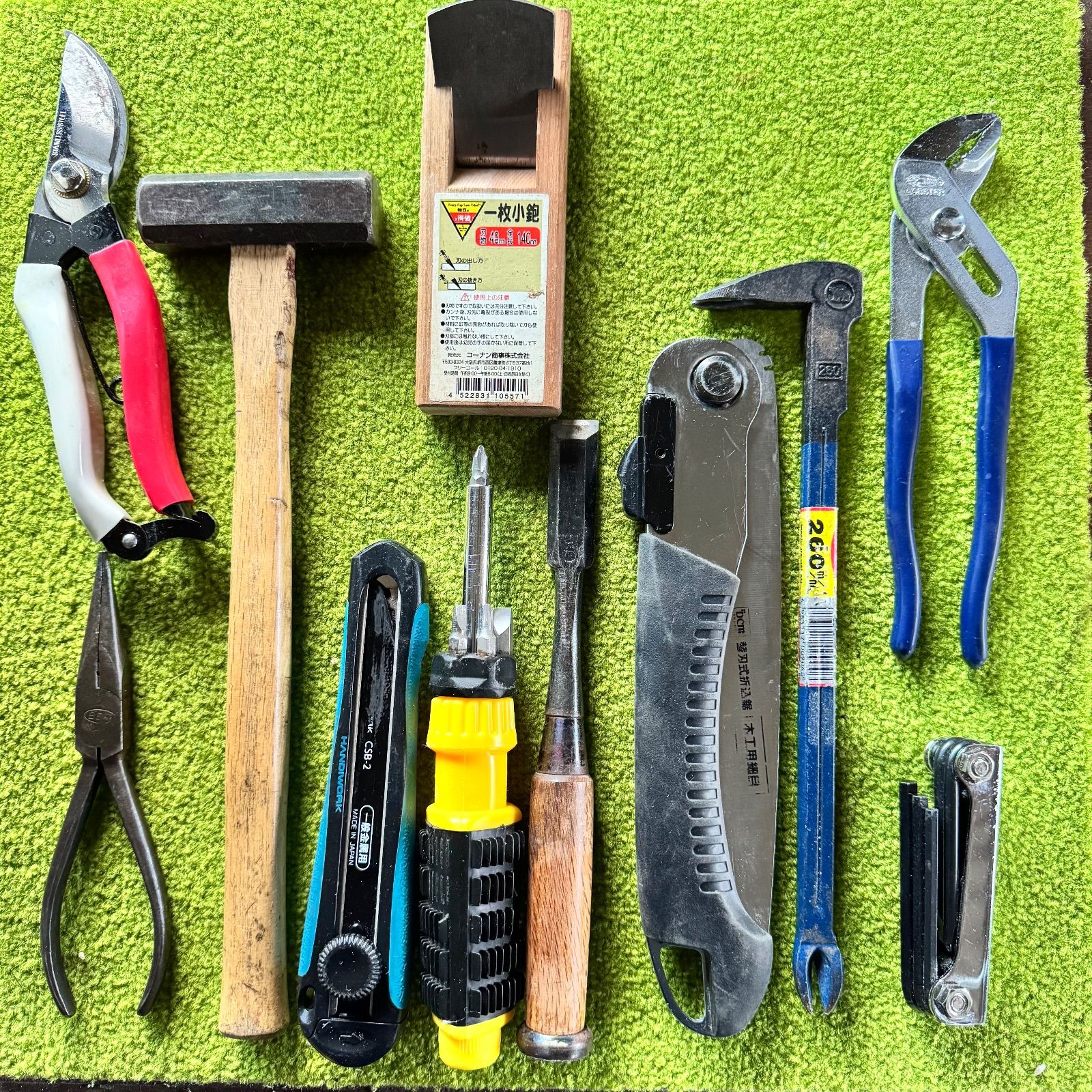 中古☆DIY工具☆11点セット☆シャークソー☆エビ印WPプライヤー 