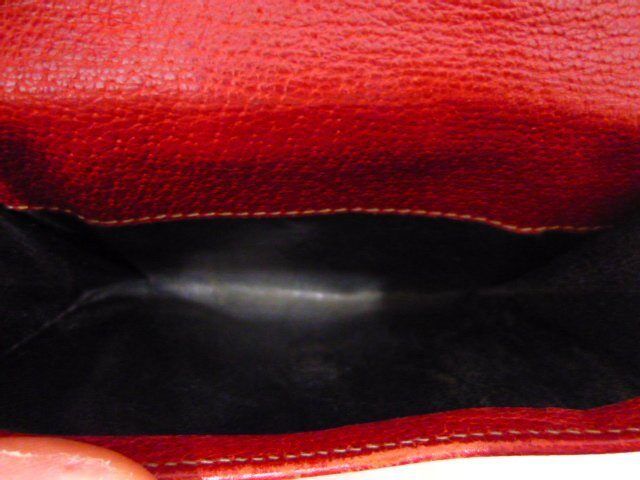  GUCCI グッチ 財布 GGキャンパス 346056 レッド|ブラウン 三つ折り財布 折り財布