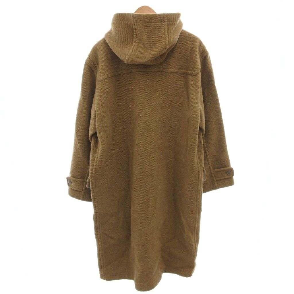 ラコステ LACOSTE ダッフルコート ウール 4 茶 ブラウン フード付き トグルボタン ロング |FF GY 60