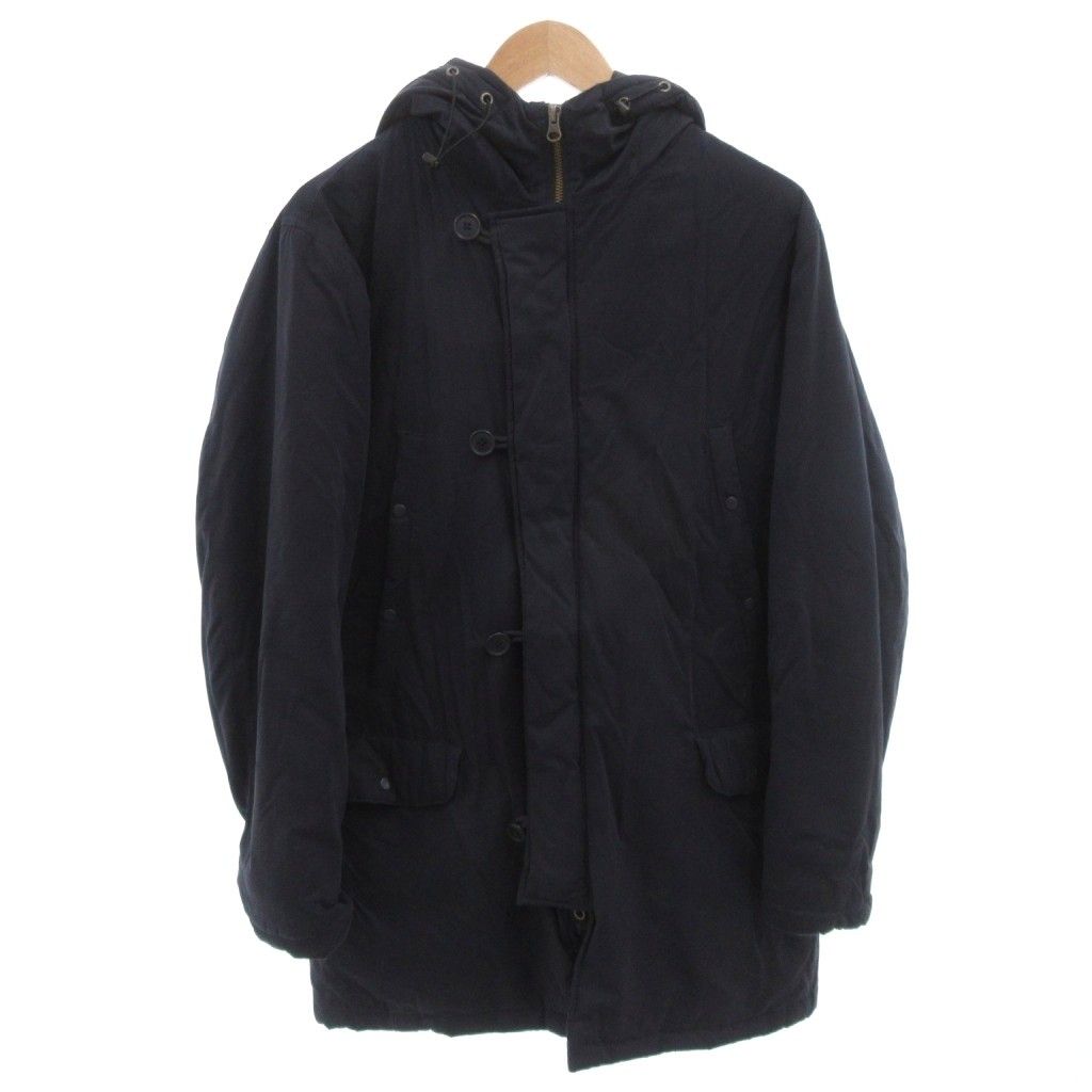 アーバンリサーチ ドアーズ URBAN DOORS フーデッドコート ジャケット L 紺 ネイビー ショート |FF GY 60