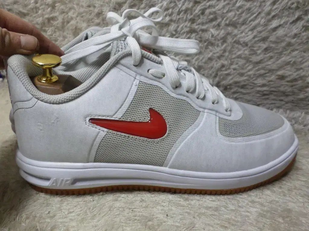  250 NIKE クロット ルナ フォース1 퓨ズ 白 スニーカー 靴 スニーカー 靴