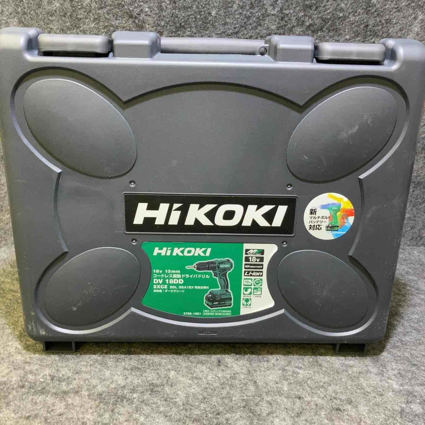 ハイコーキ HiKOKI コードレス振動ドライバドリル DV 18 DD 2 XCZ