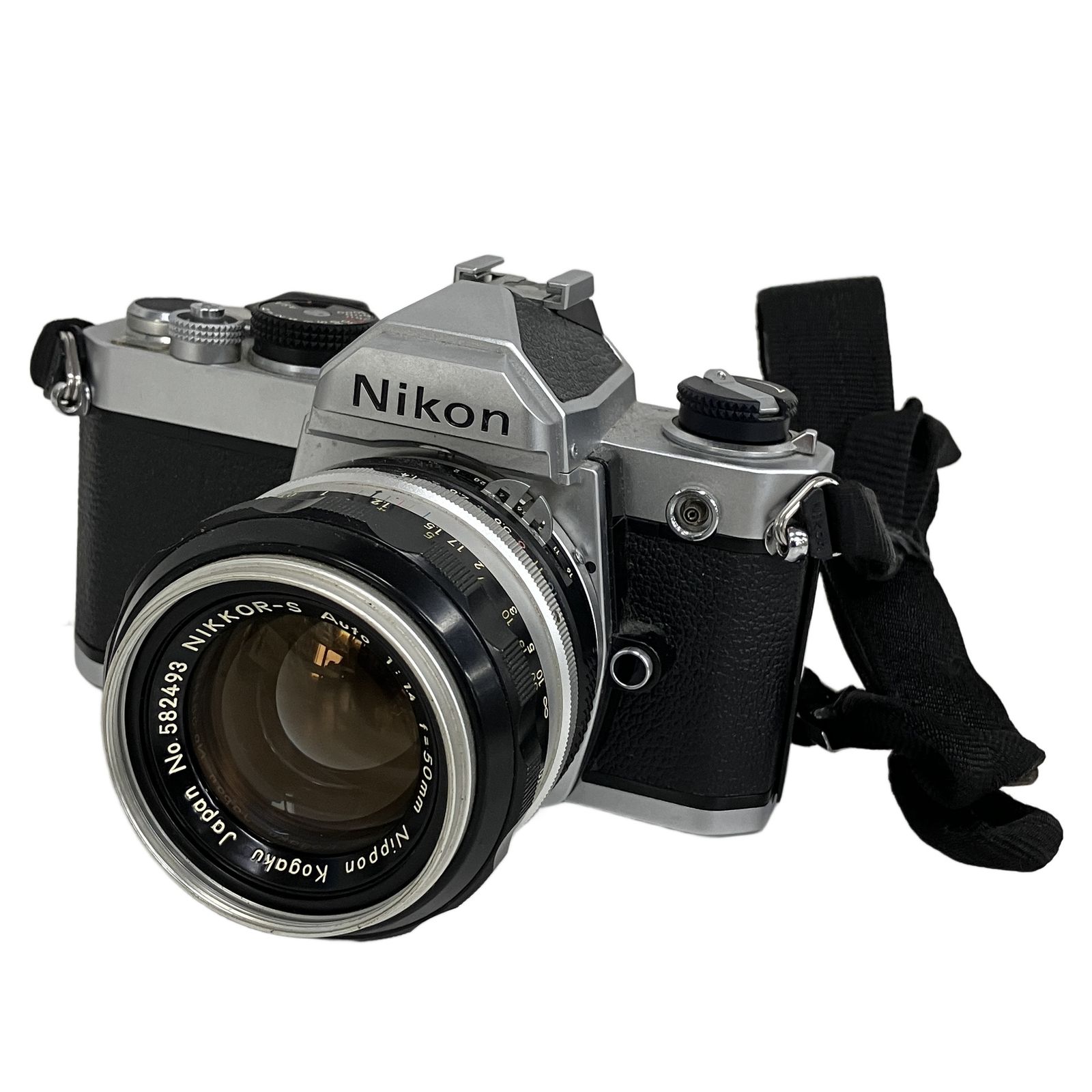 Nikon FM シルバー Nippn kogaku NIKKOR-S F 1.4 50 mm フィルムカメラ レンズセット
