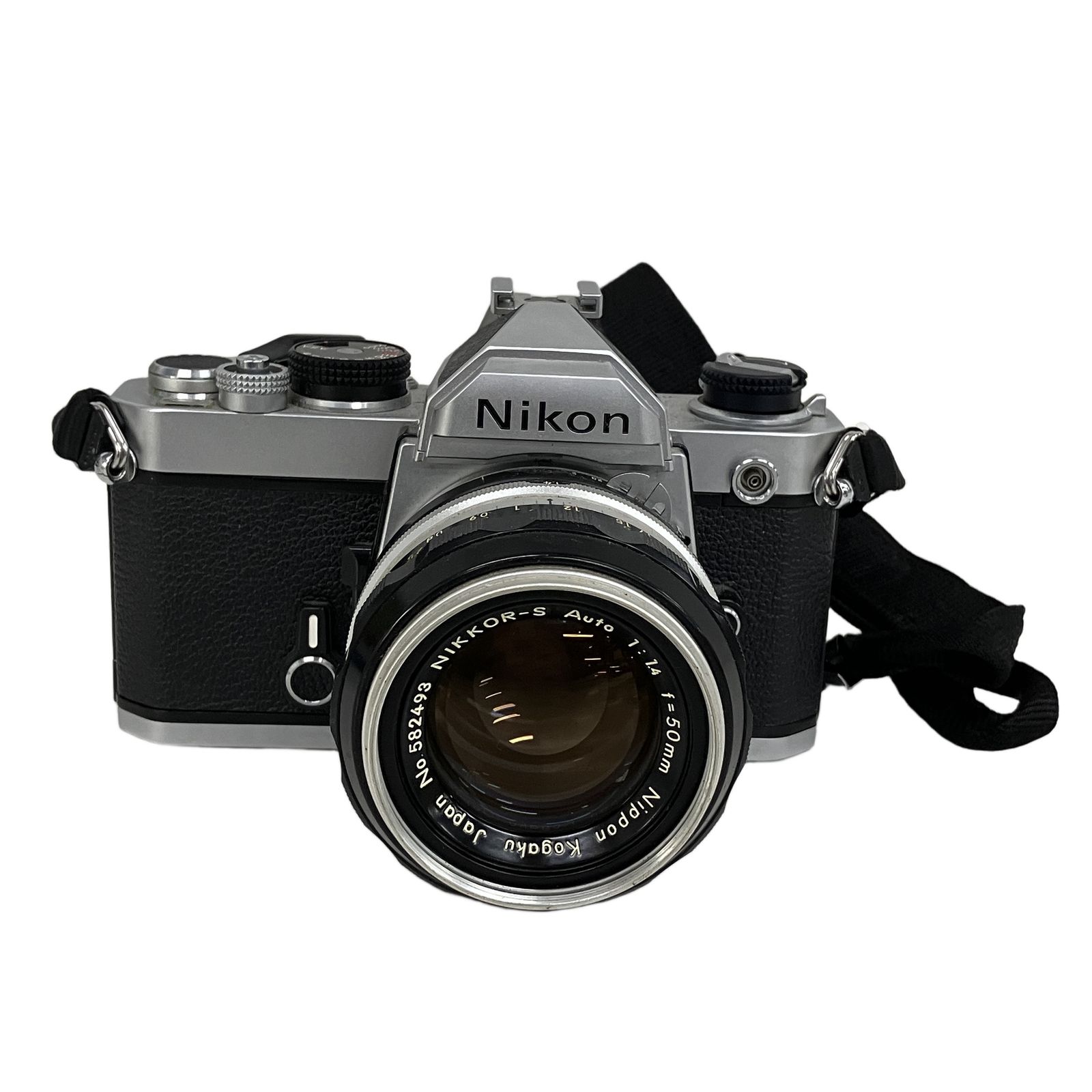 Nikon FM シルバー Nippn kogaku NIKKOR-S F1.4 50mm フィルムカメラ