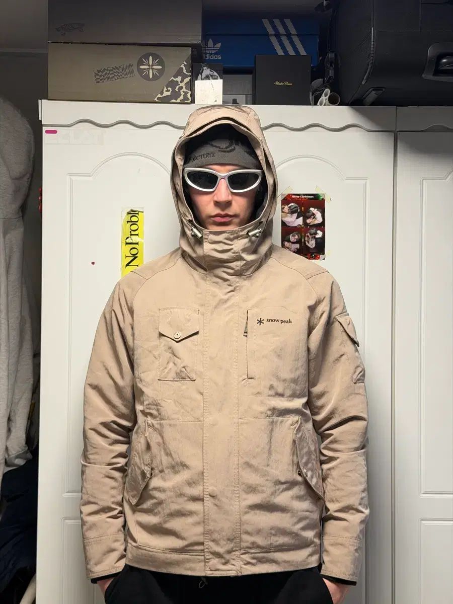 100 スノウピーク ベージュ メタル ジャケット
