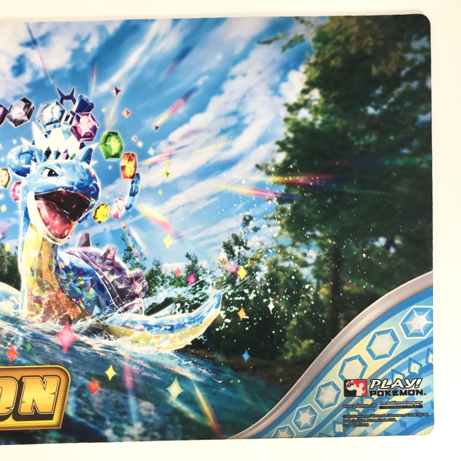 ラプラス　プレイマット　ポケモンカードゲーム　海外 トレカサプライ ポケモンカードゲーム テラスタル ラプラス プレイ
