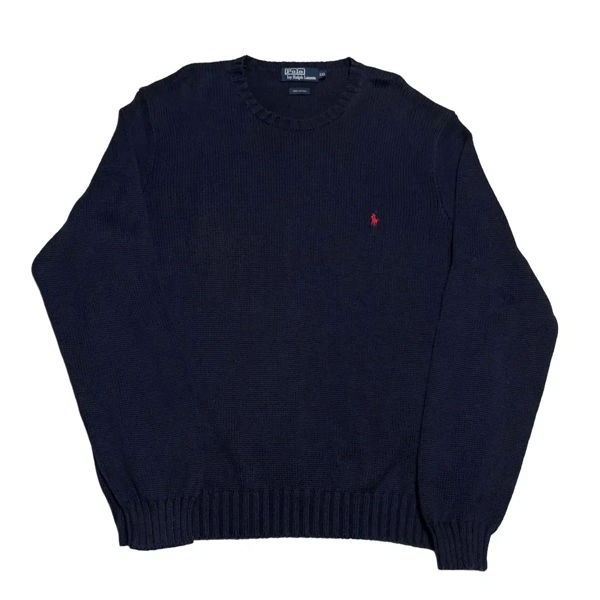 XXL ポロラルフローレン ネイビーニット