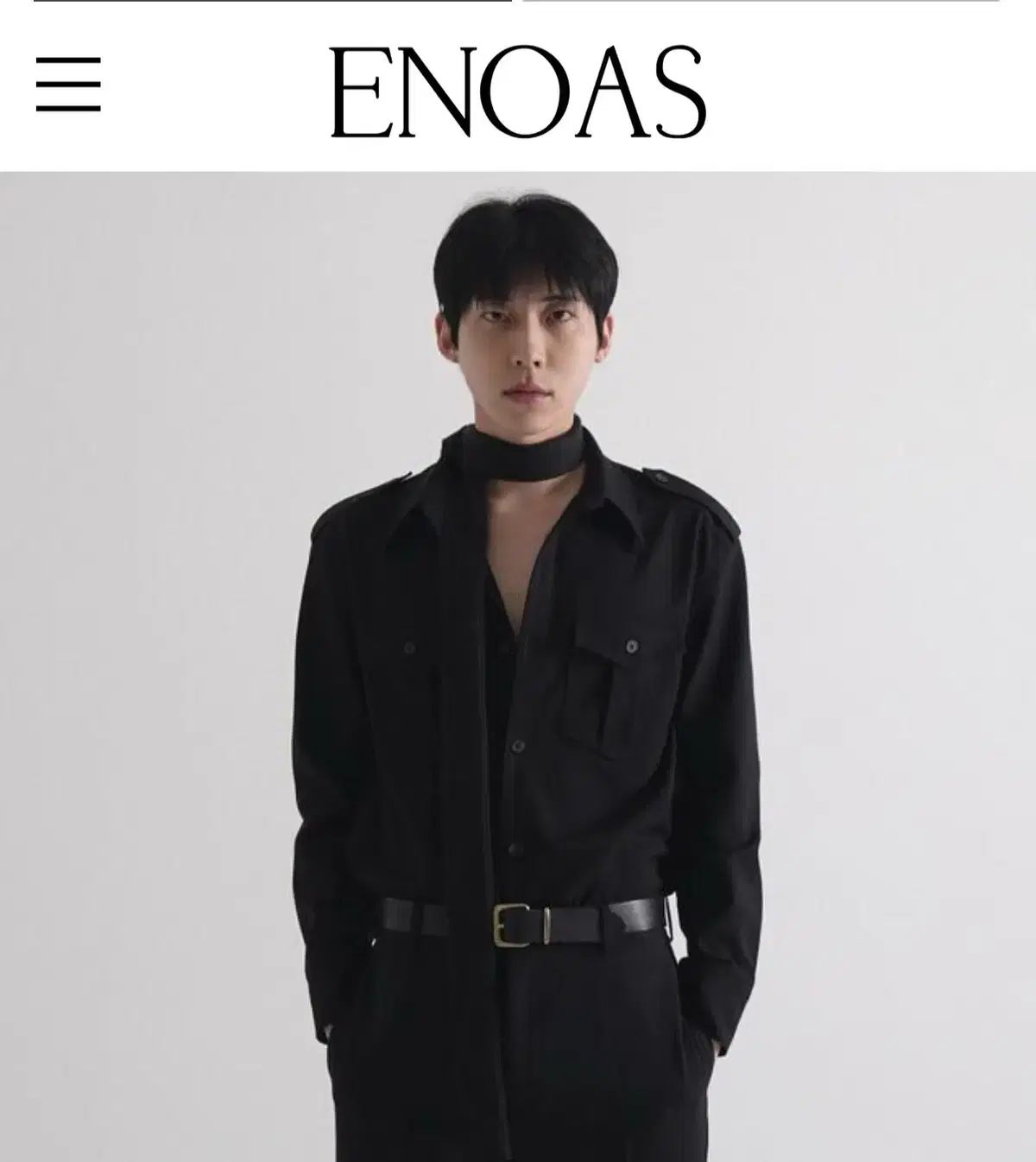 ノア NOAH TWILL EPAULET SHIRTS 1 size