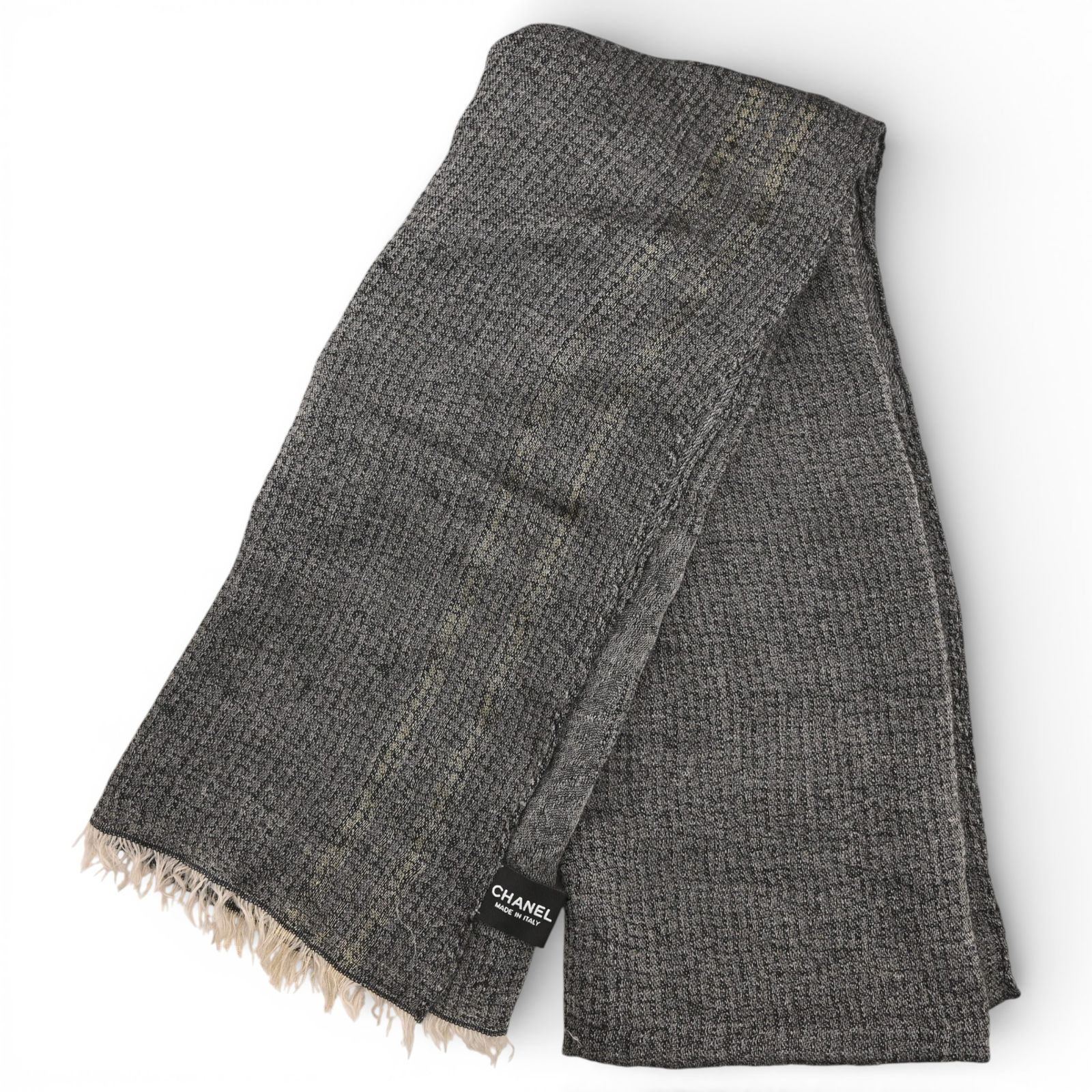 シャネル ココマーク ストール 大判 ショール マフラー Aランク ch 8836 dd